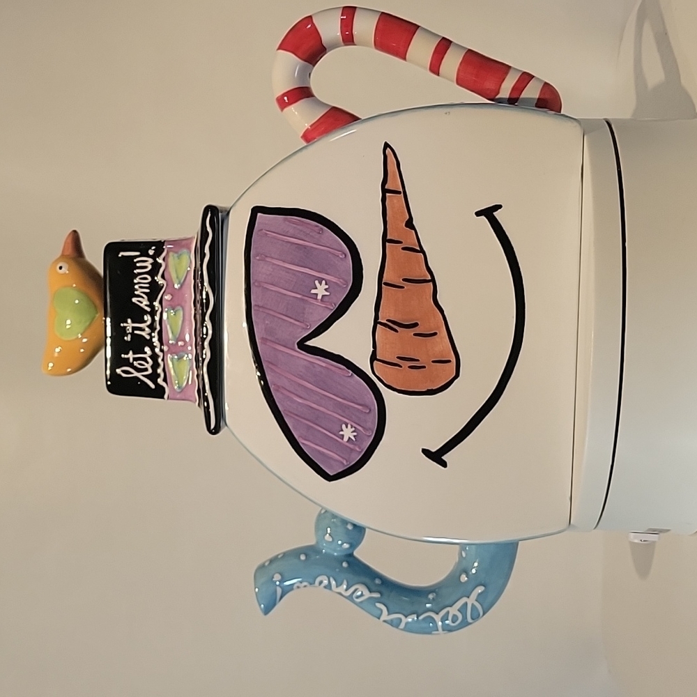 Lotus created By Joanne Delomba Let It Snow Teapot